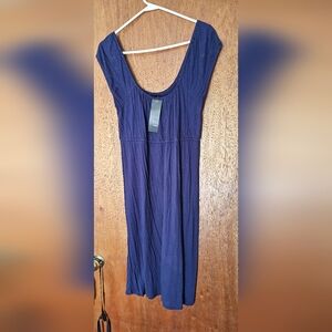 Elegant Navy Blue Women's Dress